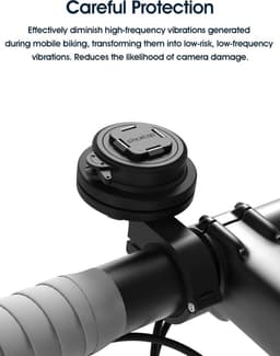 Vibratie Demper Motorfiets Telefoonhouder Schokdemper voor Fiets en Motor Stuur — thumbnail 2