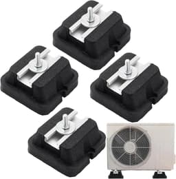 Airco Bevestigingsplaat - Split Airco Onderstel - Buitenunit Ondersteuning - Trillingsdempende Steunbeugel - 27 x 8 x 27 cm — thumbnail 4