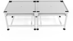 Wasophoogte® Wasmachine verhoger - Wasmachine opbouwmeubel - Wasmachine sokkel - 45 cm hoog - Wit - Dubbel - Universeel — thumbnail 1