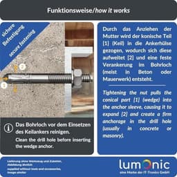 Zwaarlastanker M12 x 325 mm voor Metaalankers en Boutankers — thumbnail 4