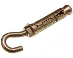 10x Uitbreidende Metselwerk Ankers Bouten Haak 6MM YZP Staal