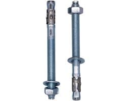 Wigankers Metaal - Pluggen Bouten - Stevig Bevestigen - Verzinkt Staal - M14 x 140 mm
