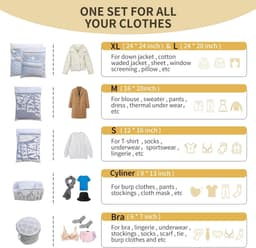 Waszakken -3 Premium Honingraat Delicates Waszakken - met Rits Reisopslag Organisatietassen Kledingwaszakken - voor ondergoed Lingerie Klein -30x40cm — thumbnail 5