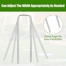 Tuingrondankers 100 stuks van 100 x 20 x 25 mm - Verzinkte stalen — thumbnail 4
