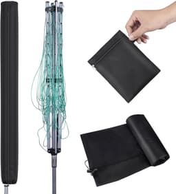 Rotary Drying Rack Cover - 165cm - 420D Waterproof Fabric - Internal Silver Coating - Anti-UV Protective Cover for Rotating Clothesline - Small Umbrella Cover — thumbnail 1