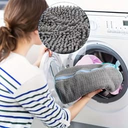 DW4Trading 2-delige Waszak Voor Schoenen met Rits in De Wasmachine - 16x36 cm — thumbnail 5