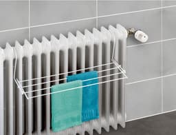 RFWR® Radiator wasdroger wit - Energiebesparend en ruimtebesparend ontwerp - Compacte 2,40 meter drooglengte — thumbnail 3
