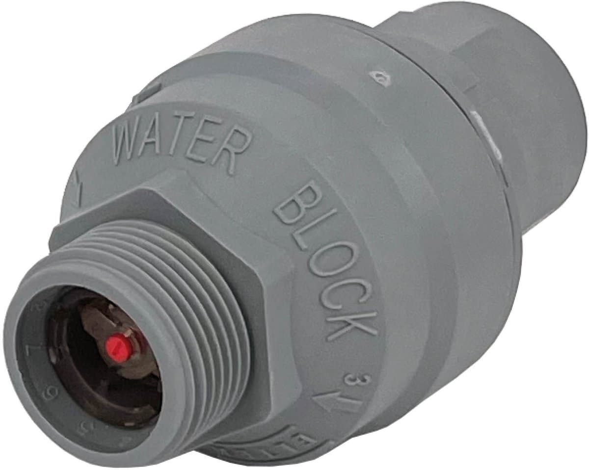Aquastop / waterstop mechanisch voor wasmachine en vaatwasser | Universeel toepasbaar op aanvoerslangen zonder waterslot | Instelbare hoeveelheid water | Incl. duidelijke handleiding | Multaparts® huismerk — afbeelding 1