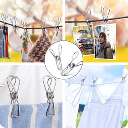 Anti windknijpers - Badlaken Wasknijpers - Handdoek Klemmen - Strandlaken Knijpers - Wasrek Knijpers - Anti-slipclip - huishoudelijke kleding clip - Knijpers voor Wasrek - kleine deken clip - waslijn clip - Rokjesclip - Badlaken Clips - 60 stuks — thumbnail 3