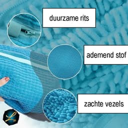 Waszak Schoenen met Rits – 360° Uitgebreide Reiniging - Sneakers Laarsen Waszak voor Wasgoed - Sport Schoen Waszak Wasmachine — thumbnail 4