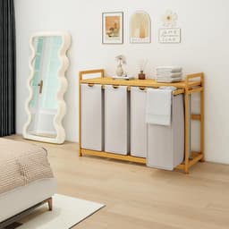 Equivera Wasmand 4 Vakken - Wasmand - Wassorteerder - Wasbox — thumbnail 3