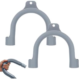 TOVBMUP U-bocht - Slanghouder - Beschermslang - Fixeerbocht - Geschikt voor wasmachine, droger, vaatwasser - 2 stuks — thumbnail 1