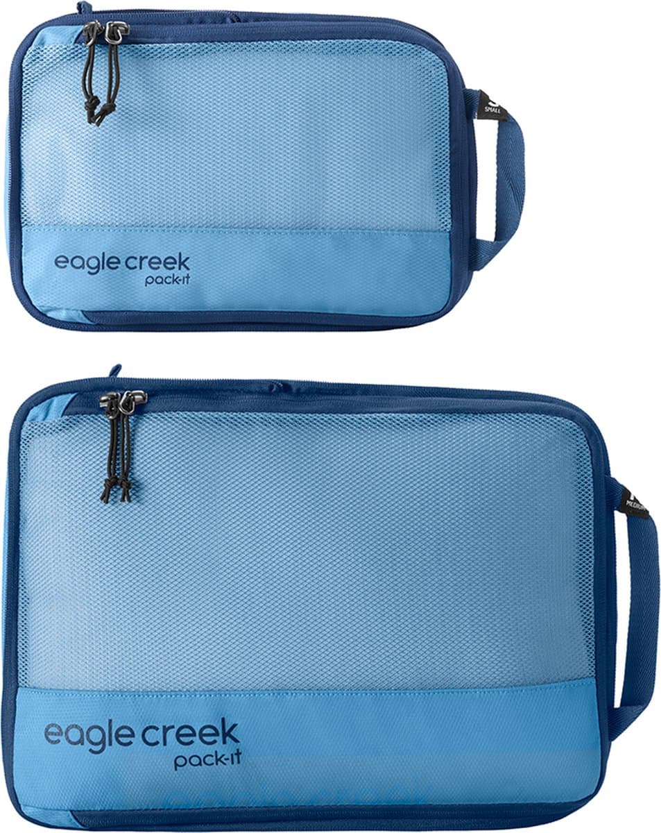 Eagle Creek Pack-It Reveal Compressiekubus Set S/M 2-delig - opbergzak (blue dawn) — afbeelding 1