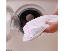 Waszak Klein I Wasnet Met Rits I Waszak Wasmachine I Waszakken | Waszak Ondergoed I 30 x 40 cm — afbeelding 1