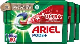 Ariel Wasmiddel Pods +Ultra Vlekverwijderaar - 4 x 20 Wasbeurten Voordeelverpakking — thumbnail 2