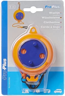 ProPlus Waslijn - Oprolbaar - 8 meter - Oranje — thumbnail 3