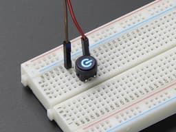 Mini Illuminated Momentary Pushbutton - Blue Power Symbol Adafruit 3105 — thumbnail 1