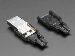 USB DIY Connector Shell - Type A Male Plug Adafruit 1387 — thumbnail 4