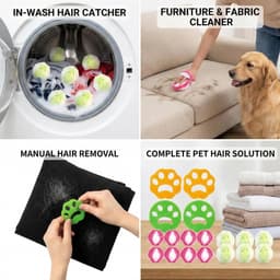 Huisdierhaarverwijderaar wasbal 16 stuks - pluizenbollen voor wasmachine - effectief kattenhaar verwijderen - ShopVlot — thumbnail 2