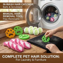 Huisdierhaarverwijderaar wasbal 16 stuks - pluizenbollen voor wasmachine - effectief kattenhaar verwijderen - ShopVlot — thumbnail 4