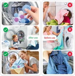 Solidchoice - 8 Stuks Herbruikbare Drogerballen voor Effectieve Wasbehandeling en Sneller Drogen — thumbnail 5