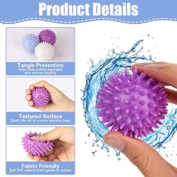 Solidchoice - Set van 6 Herbruikbare Droogballen voor de Wasmachine — thumbnail 3