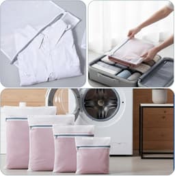 Mesh Waszakken - Polyester - 4 Maten - Duurzaam en Stevig - Voor Delicate Kleding — thumbnail 4