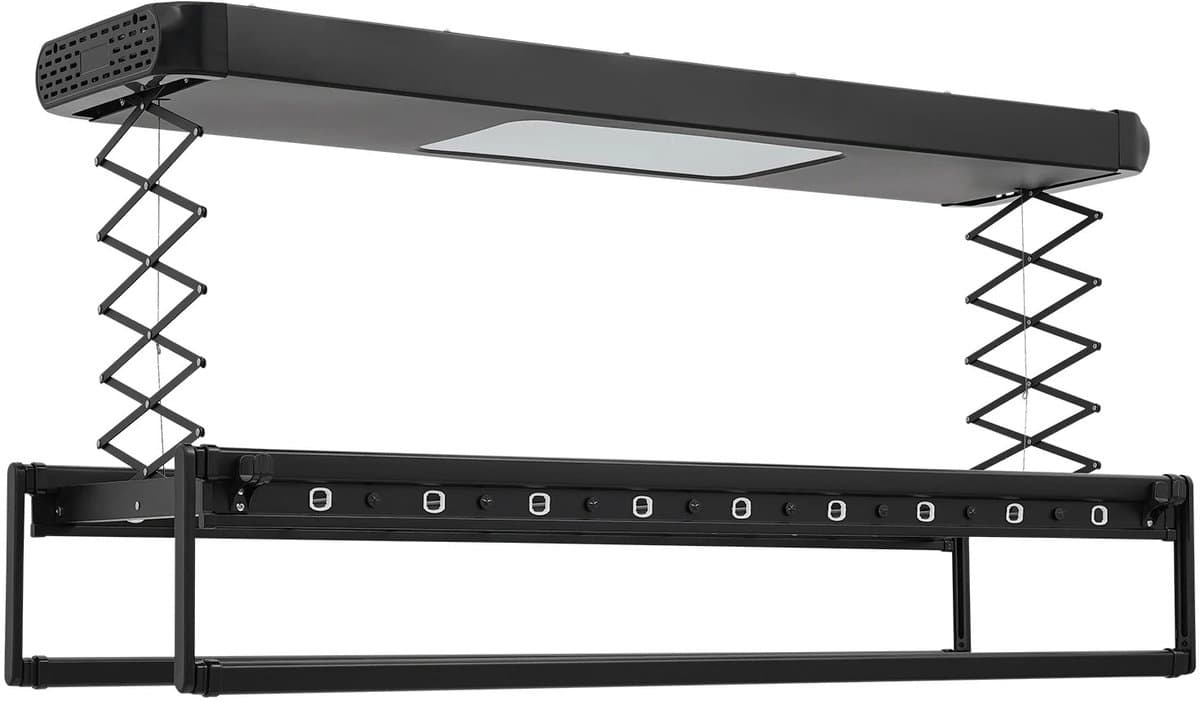 North Collective Elektronisch Droogrek - Droog rek - Was Rek - Plafond Bevestiging - Hangend Droogrek - Wasrek - 35 kg Draagkracht — afbeelding 1