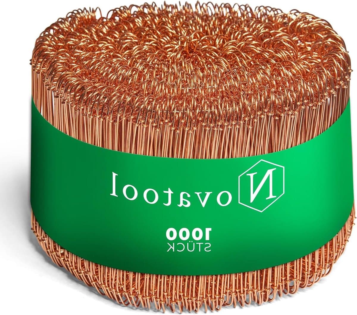 Draadsluitingen voor Zakken - Sluitdraad Binddraad - Zakken Afsluiten - Koperen Coating - 1000 Stuks 120mm - Koperkleurig — afbeelding 1