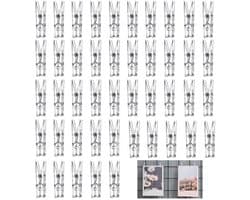 Dailygoody - Kleine Foto Clips - Mini Clear Pinnen - Perfect voor