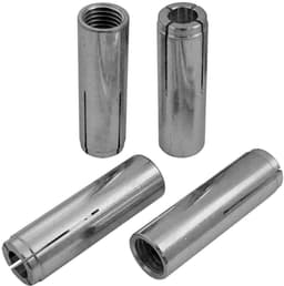 Inslaganker M16 - Metaalanker Boutanker - Bevestigen Bouwmaterialen - Roestvrij Staal A4 - 65mm Lengte - Zilverkleurig — thumbnail 2