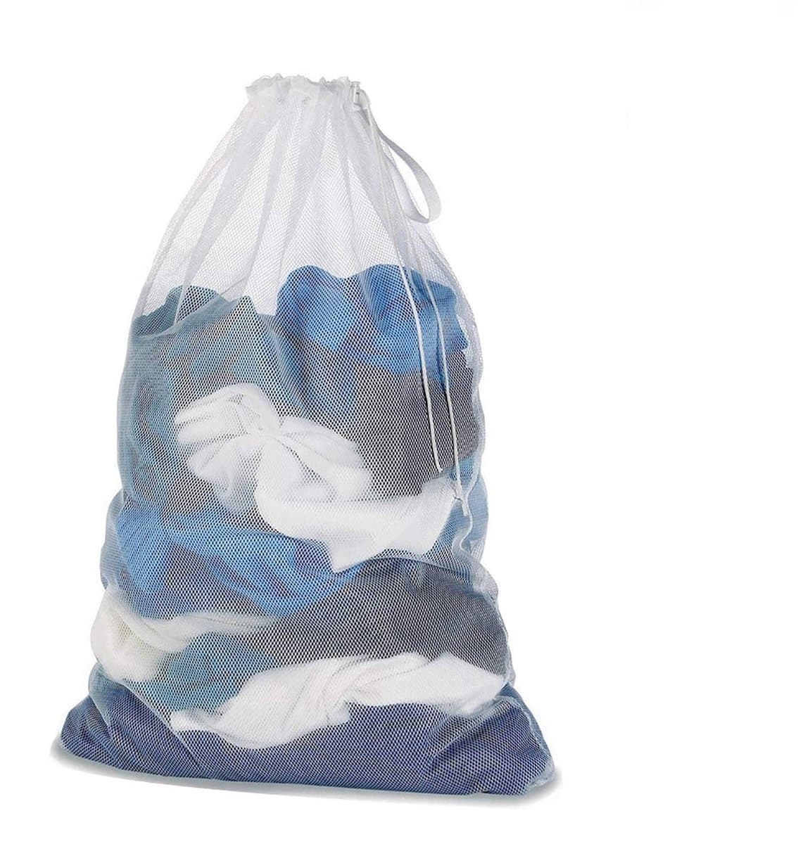 Mesh Waszakken Met Trekkoord voor Wasmachine 60 x 90 cm Waszak Herbruikbare Waszakken voor Studentenhuis en Woning Organizer Waszak voor Reizen Delicates voor Bovenkleding Sokken Panty's K — afbeelding 1
