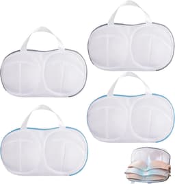 Set van 4 Wasnetten voor Bh's, Ondergoed en Delicate Kleding, Beschermt en Verstevigt tijdens het Wassen — thumbnail 1