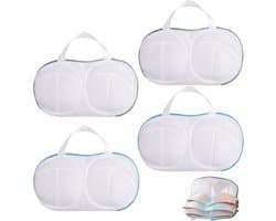 Set van 4 Wasnetten voor Bh's, Ondergoed en Delicate Kleding, Beschermt en Verstevigt tijdens het Wassen