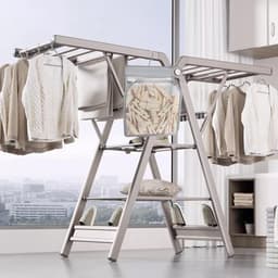 Hanging Bag voor Kledingknijpers, Squeegee en Doucheaccessoires - Ideaal voor Wasruimte, Badkamer en Balkon - Grijs, Handig en Ruimtebesparend — thumbnail 5