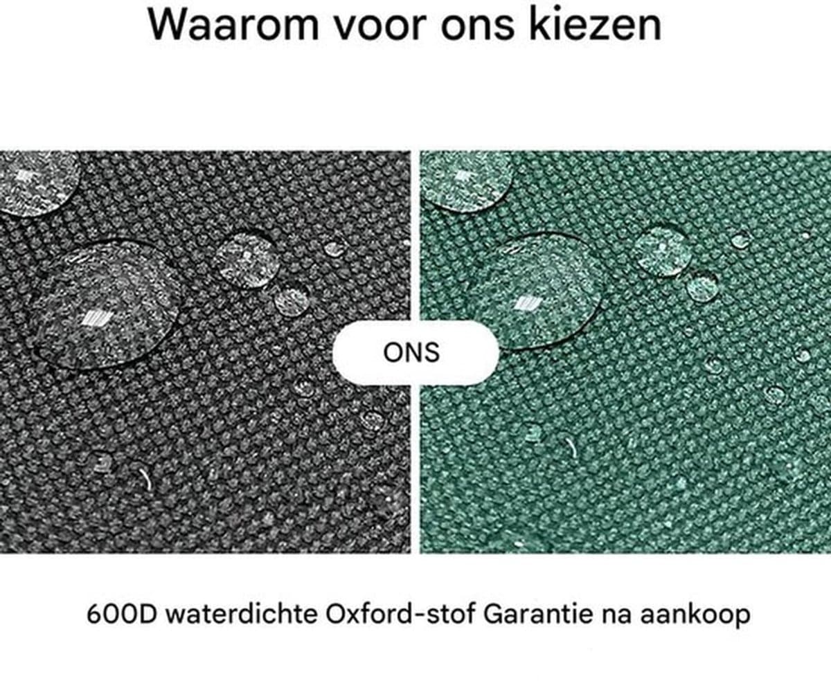 Waslijnhoes - Roterende Wasdrogerhoes - Beschermende Weerbestendige Cover voor Tuin Droogrekken - 1 Stuk - Groen — afbeelding 1