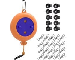 Dailygoody - Antislip waslijn voor reizen - 10 meterdraagbaar