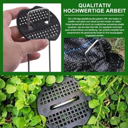 SnelShoppen - 50x Weed Cloth Hooks, Tuinankers, Anti-Roest Gegalvaniseerde Grondpennen, U-vormige Tentpennen voor Tuin, Camping, Groentetuin, 150x40mm — thumbnail 4