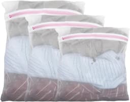 SnelShoppen - Waszakken Set van 3 Stuks, 30x40 cm, 40x50 cm, 50x60 cm, Duurzaam Polyester, Bescherming voor Gevoelige Kleding, Concealed Zip, Wasnet v — thumbnail 1