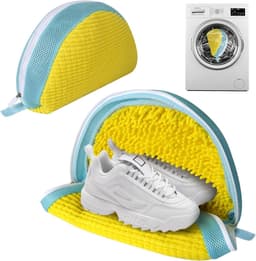 SnelShoppen - Pack van 2 Schoenwaszakken, Waszakken voor Schoenen in de Wasmachine, Herbruikbaar, Organizer voor Reizen en Thuis, 39x27cm — thumbnail 1