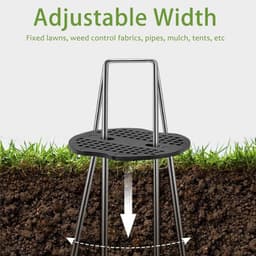 Grondanker - C - 150 x 40 x 3 mm - Gegalvaniseerd Staal - Voor Tuin en Kunstgras Fixatie — thumbnail 3