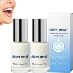 2 Stuks Tandpolijsters, 5ml Tandpasta voor Wittere Tanden, Directe Tanden Bleken, Vlekken Verwijderen en Natuurlijke Glans voor een Stralende Glimlach — thumbnail 1