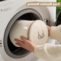 3-pack waszakken voor bh's met premium rits, duurzame en nette netzakken voor het beschermen van bh's, ideaal voor de wasmachine en sokken — thumbnail 3