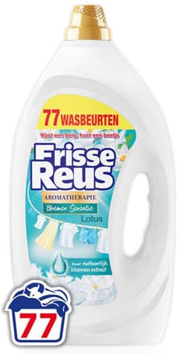 Frisse Reus Gel Lotus - Vloeibaar Wasmiddel - Witte Was - Frisse Geurbeleving - 77 Wasbeurten - Grootverpakking — thumbnail 5