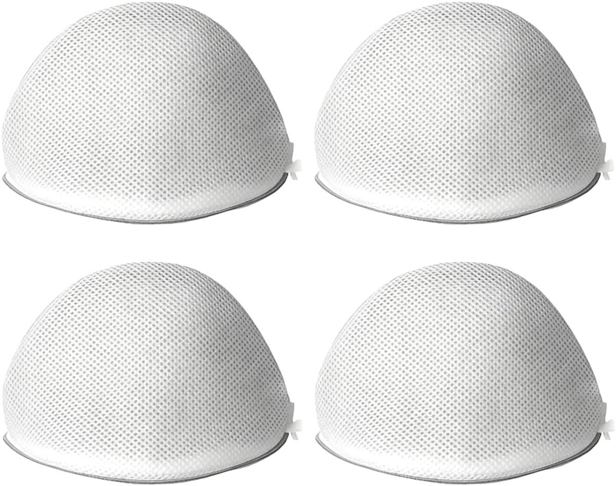 Wasnet voor delicate was, 4 stuks, 18 x 19 cm, waszak voor ondergoed, waszak voor lingerie, kleine waszakken voor veilig wassen — afbeelding 1