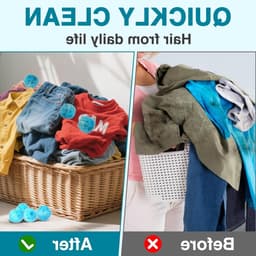 15 Stuks Herbruikbare Haarvangers voor Wasmachine - Verwijdert Dierenharen, Lint en Pluisjes Efficiënt — thumbnail 4