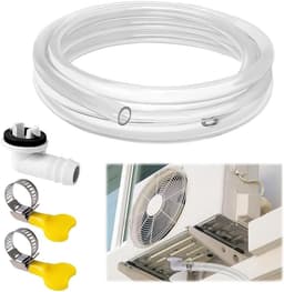 Afvoerslang Airco - Condensafvoer Airco Afvoerbuis - Wateroverlast Voorkomen - Lekvrije Rubberring - 1.9 Meter - Zwart — thumbnail 3