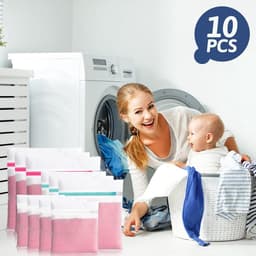 10 Stuks Waszakken voor de Wasmachine, Ideaal voor Ondergoed, Schoenen en Babykleding, Perfect voor Reis en Organisatie — thumbnail 3