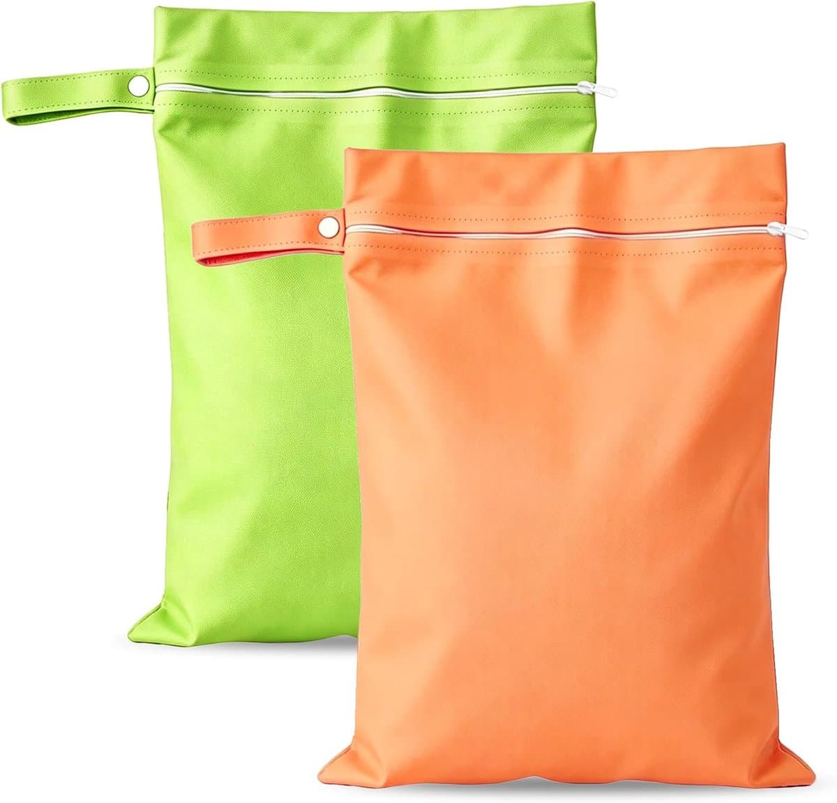 Waszak waterdicht 2 STKS - groen en oranje - lekbestendig - ideaal voor reizen - ShopVlot — afbeelding 1