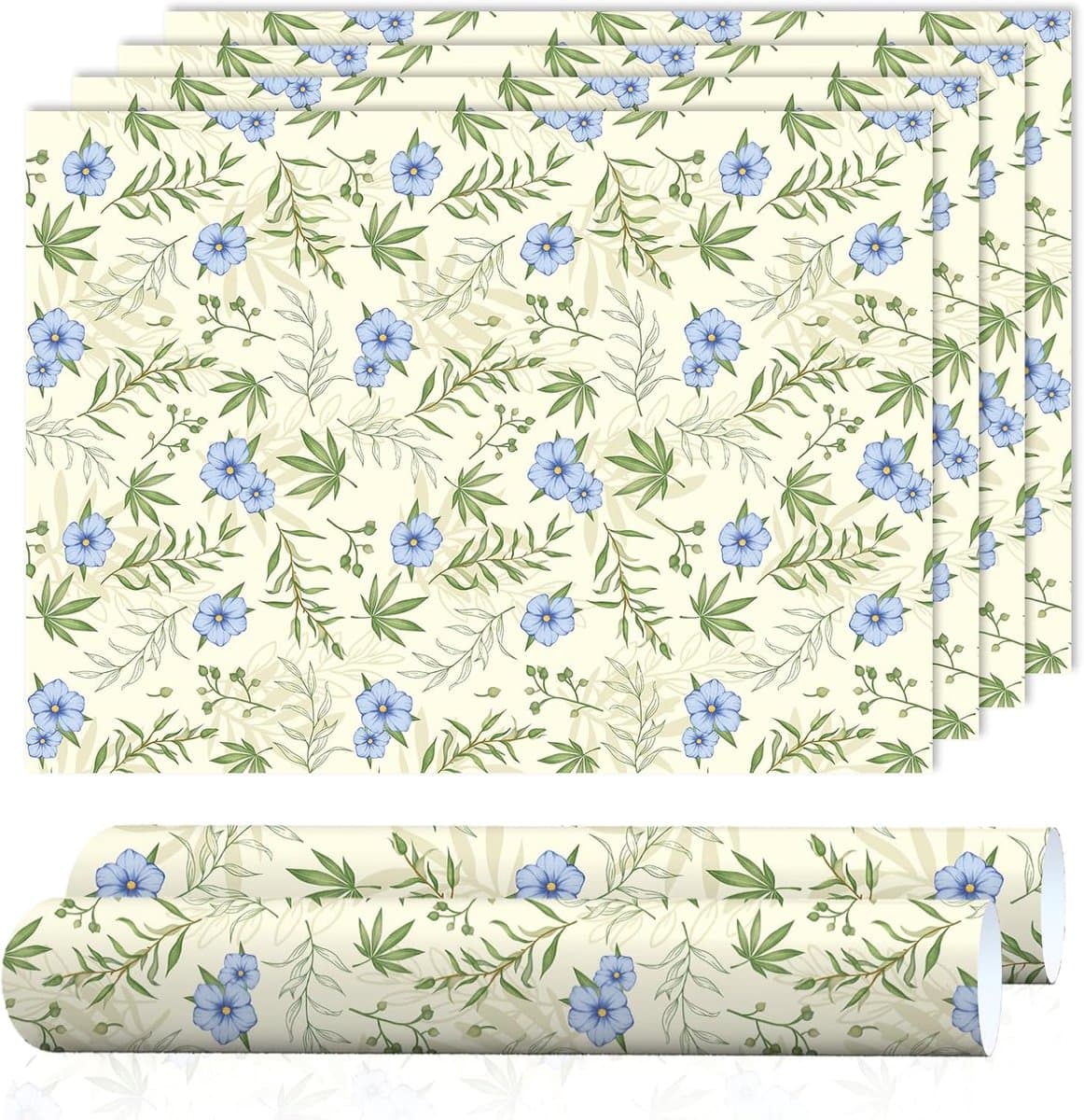 Geurpapier Lades - Kast Geur - Kleding Verfrissen - Essentiële Oliën - 6 Vellen - Elegant Print — afbeelding 1